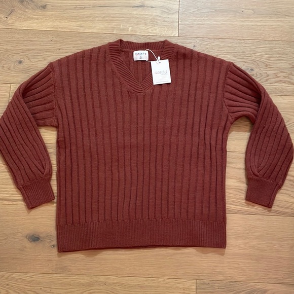 COMPANIA FANTASTICA Hubble Rib-Knit Sweater, size M - Picture 4 of 14